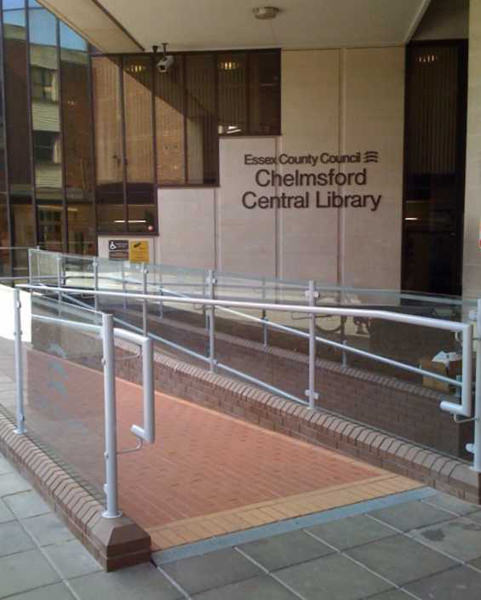 Entrance Balustrade at Public Library