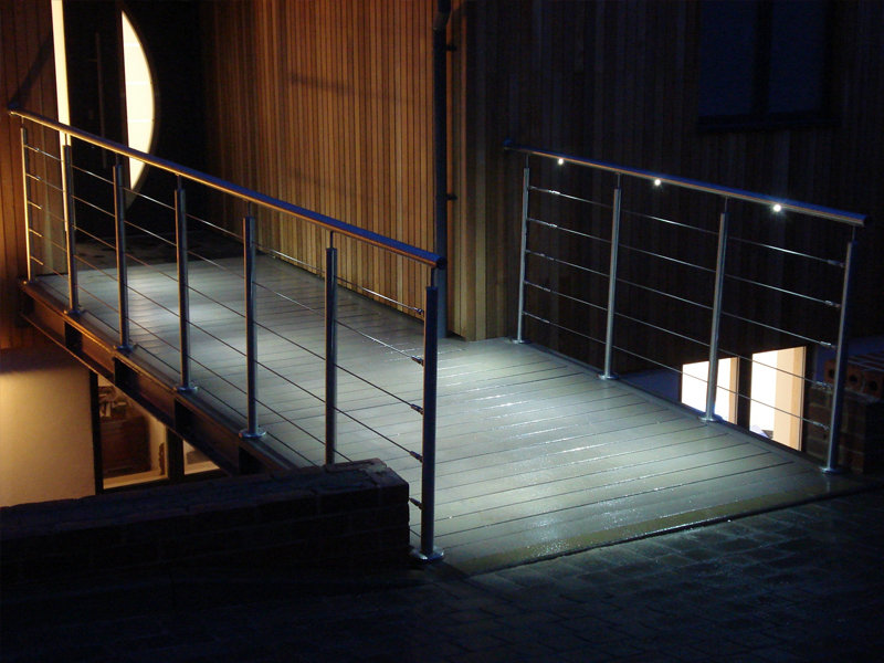 illuminated handrails