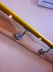 LED Inserts in handrail