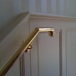 Wall mounted Brass handrail
