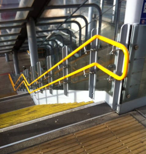 DDA Handrail at station