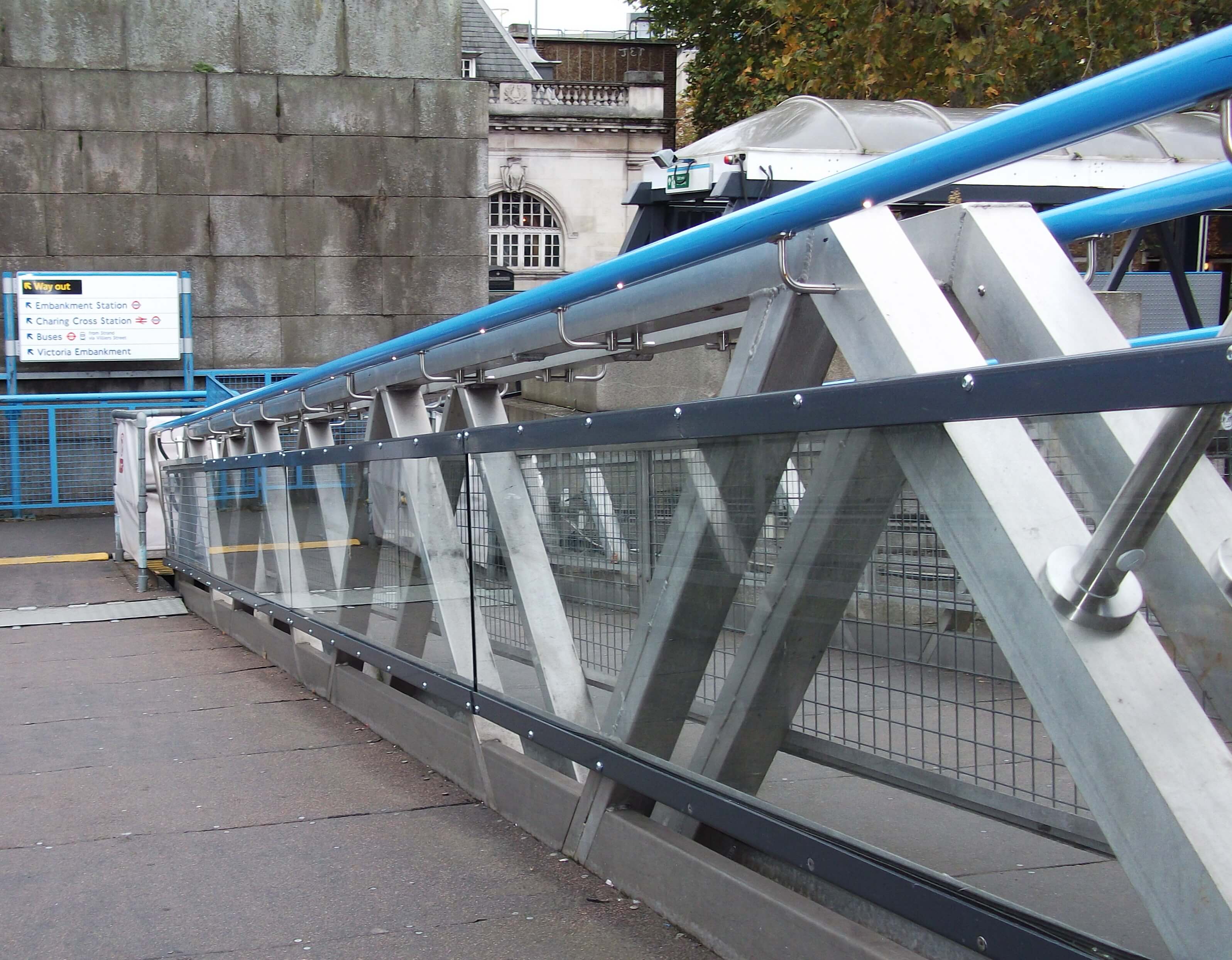 LED lighting on bridge