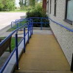 External Hospital Ramp Handrail