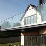 Clear View glass balustrade on house