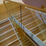 Glassrail balustrade on staircase