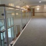 Healthcare Stainless steel and glass balustrade