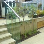 Residential glass balustrade