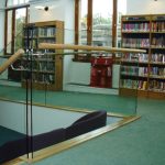 Internal glassrail balustrade in public building