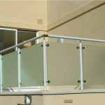 Balcony with warm to touch handrail