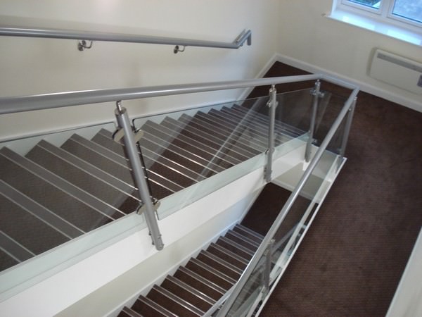 Hospital Staircase handrail and balustrade