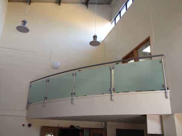 Mezzanine balustrade in Hospital