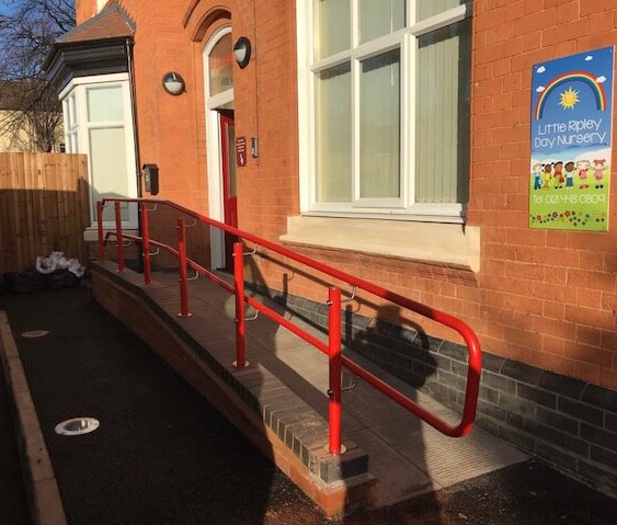 stargard handrail outside nursery