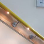 LED insert in handrail