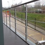 Stainless steel wire balustrade