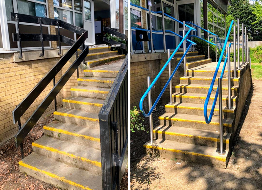 Before and After – St. Cross Catholic School