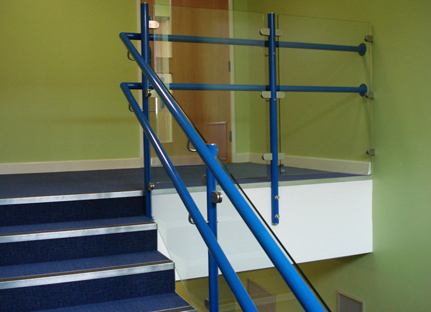 Specialist School Handrails at BPI (green)