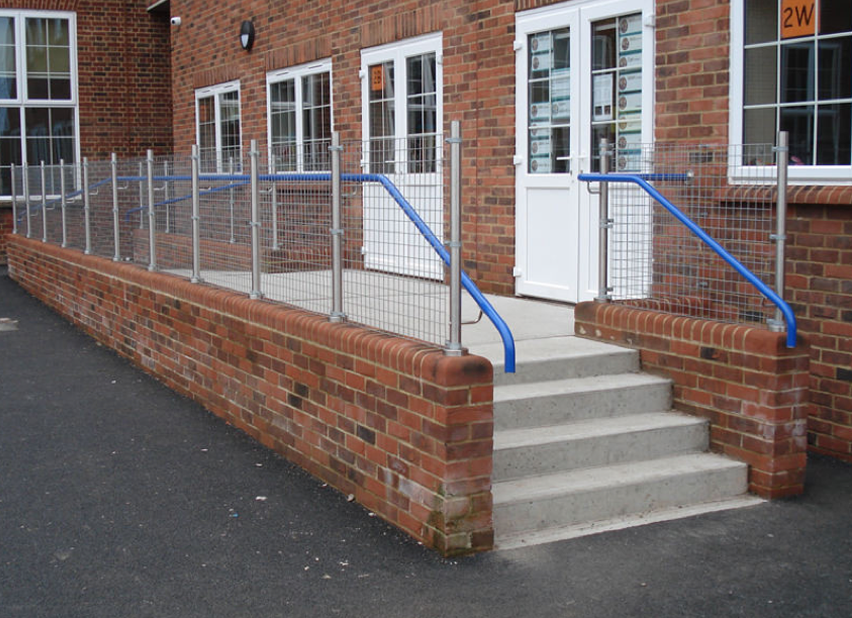 Specialist School Handrails at BPI (stairs)